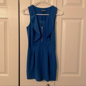 Express Sleeveless Romper Blue Size 0